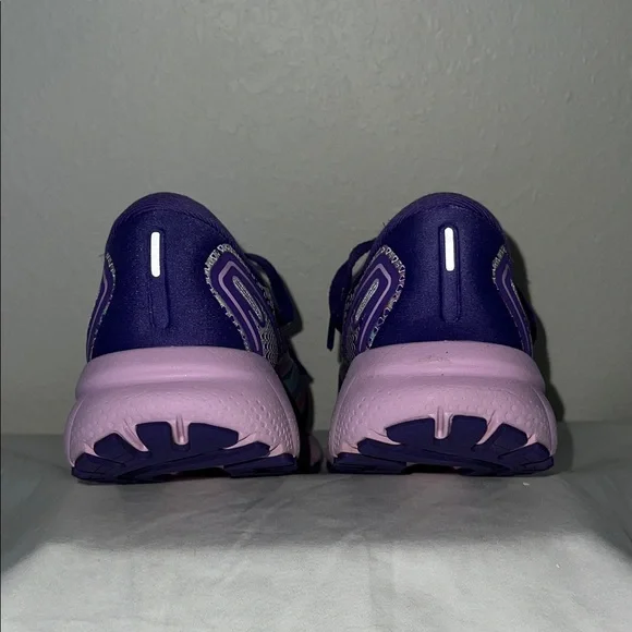 Brooks Women's Athletic Shoes - Ghost 14. Purple and Pink swirls - Picture 9 of 10